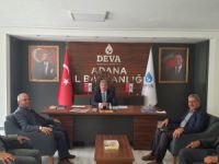 ADANA ÖZE DÖNÜŞ DERNEĞİNDEN DEVA PARTİSİ İL BAŞKANLIĞINA ZİYARET