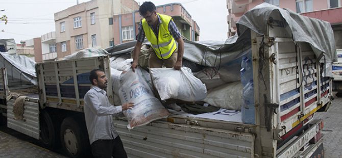 Öze Dönüş'ün Yardım Tırı Savaş Mağdurlarına Ulaştı